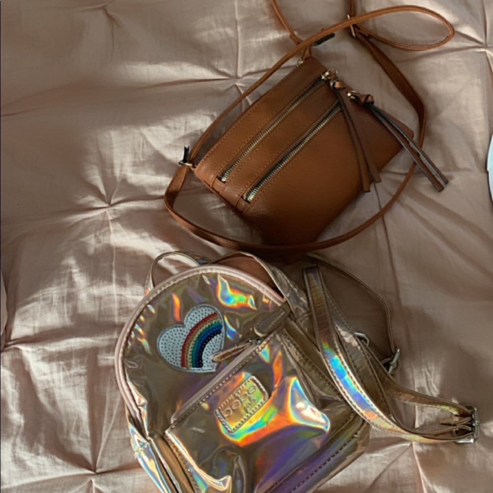 miniature book bag and purse .